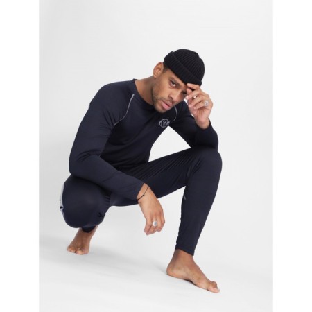 Male thermal underwear, size 46-48, dark blue color-12