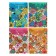 Folder-convert on the button, A4, 180 microns, "Flowers", mix
