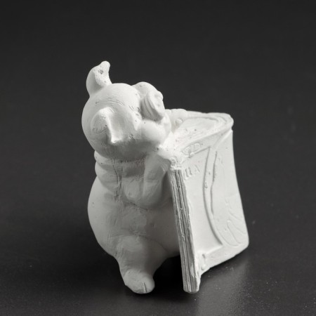 Figure for coloring "Pig with money" 7.5x4.5x8cm,-3