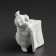 Figure for coloring "Pig with money" 7.5x4.5x8cm,