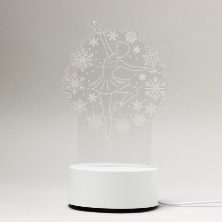 Acrylic lamp "Believe in Dream", 11.7 x 22 cm, model GBV-0122-2