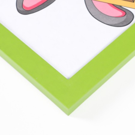Photo frame MDF 21x30 cm, No. 6, width 18 mm, thickness 12 mm, green (plastic screen)-2