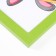 Photo frame MDF 21x30 cm, No. 6, width 18 mm, thickness 12 mm, green (plastic screen)