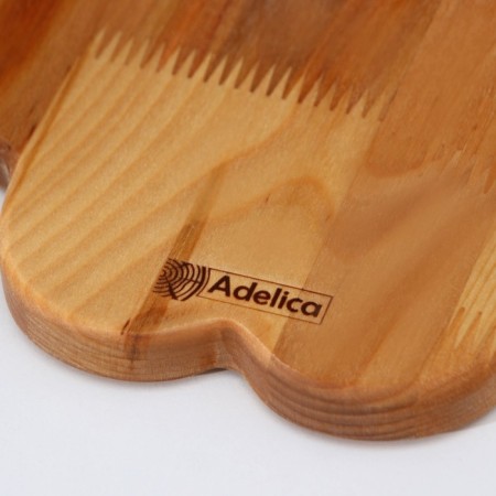 Menzhitsa Author Adelica "Heart", 22 × 22 × 1.8 cm, saturated with mineral oil, birch-4