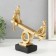 Polystone souvenir "Two on swings-spring" for metal, gold 21x7x22 cm