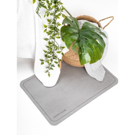 Bathroom mat with an absorbent effect, size 40x60 cm, color gray color-6