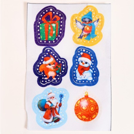New Year's Eve set for sewing. Fetra toys "New Year! New Year's forest "with perforation-3