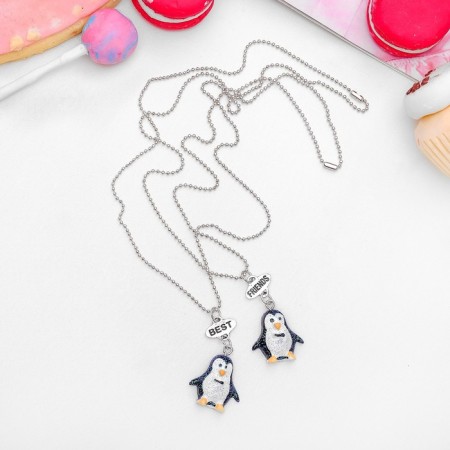 Kuulons Demetrons "Chosenka" Penguinchiki, 2 chains 45 cm, black and white color-2