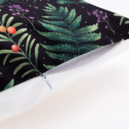 Pillowcase decorative Ethel "Paporotnik" 40x40 cm, 100% p/e, velor-4