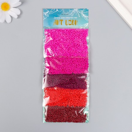 Round 12/0 "palette pink" 5 colors x 20 g 20x8x0.7 cm