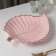 Ceramic serving dish "Rapsodia. Sheet ", 26.5 × 20.5 × 2.5 cm, pink color
