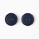 Button, 2 punctures, d = 15 mm, the color is dark blue