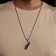 Pendant of the male "opener" lighter, color silver, 69 cm