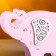 Kashpo wooden "Elephant" Small, 19x7x14 cm, oak, pink