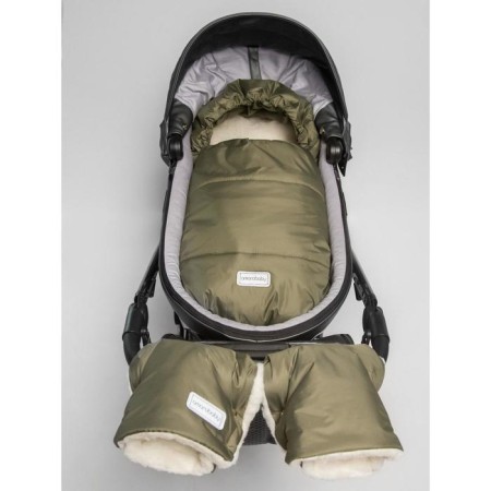 Winter Fur Fur Snowy Baby, size 85 cm, khaki color-1