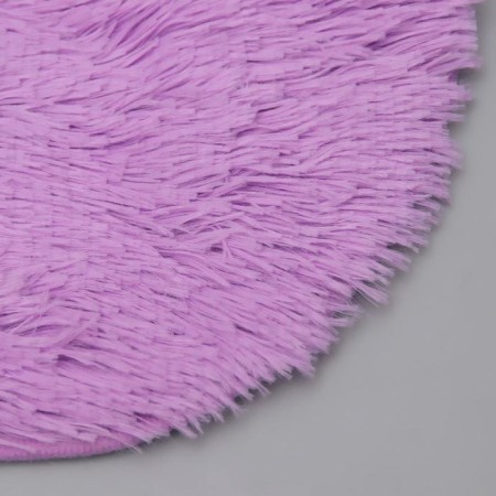 Bath and toilet rug of the Dula "Pushistik", 40 × 60 cm, lilac color-2