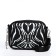 Women's bag of artificial leather "Zebra", 19x14x6 cm.