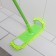 Mop for washing the floor is a flat share, a microfiber nozzle 38 × 8 cm, flexible edges, telescopic pen 80-120 cm