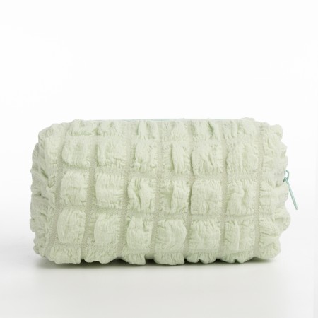 Lightning cosmetic bag, green color-1