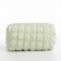 Lightning cosmetic bag, green color