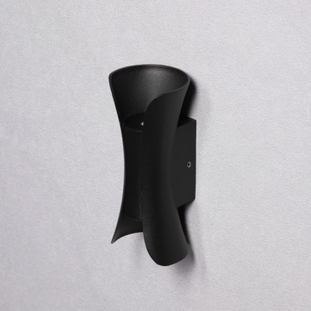 Facade lamp "Elegant", FSD-091, 6 W, 3000K, IP65, 220 V, Metal, Black-7