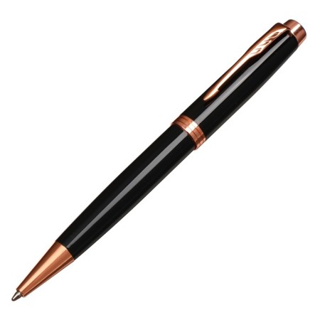 Gift handle, ball "tons" in the leatherette case, rotary, black body with gold-2