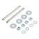 The rod is amplified, tundra, DIN 976 m10x120 2 pcs set, white zinc 2 pcs