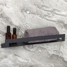 Shelf with a gate a towel 