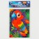 Application with rhinestones for children "Parrot", a set for creativity, A5
