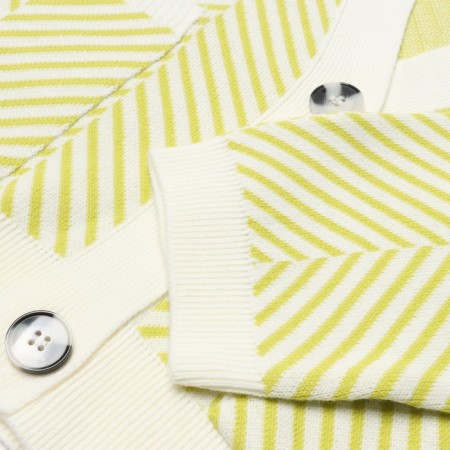Cardigan female, pistachio color green, size One size (42-46)-3