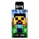 Toy - Funny Box Square "Square men": children's keychain, stickers, card