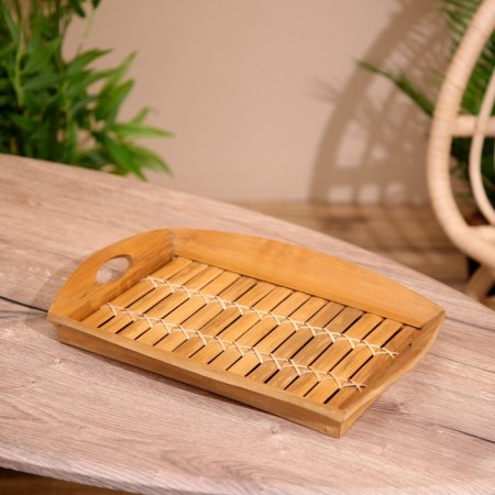 Bamboo tray 35x25x5 cm