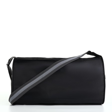 Sports bag with lightning, long belt, black color-2