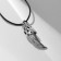 Pendant Male "Claw" pattern, color black silver on a black lace, 50 cm