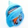Blue backpack on a zipper, with a pocket, 19 x 22 cm "Rainbow Dash", My Little Pony