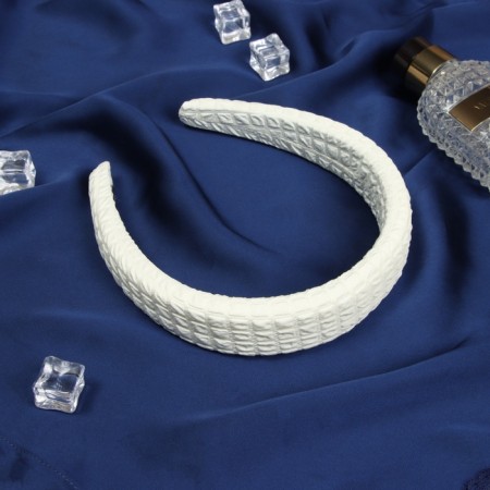 Hair rim "jeannet" cage volume, 3 cm, beige