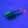Foamen fish yaman devious minnow on a double, 135 mm, color 17 UV, 5 pcs.