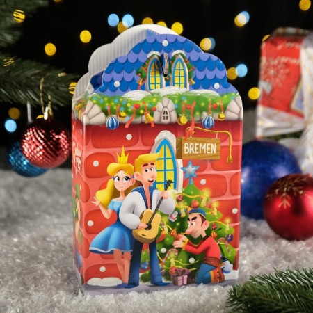 Gift box "Bremen musicians", 16 x 7.5 x 26 cm