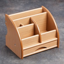 Organizer 5 sections, 1 drawer, series ash shimo light, 20*16.5*15.5