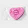 Mold Dolyana "Plumeria", silicone, 9 × 8 × 0.8 cm, pink color