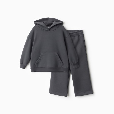 Children's costume with the basis (pillars, trousers) KAFTAN R.36 (134-140), gray-5