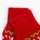 Women's socks, red color, size 23-25