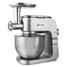 Mixer KitFort KT-1350, Planetarny, 1300 W, 6 l, 6 speeds + impulse, silver