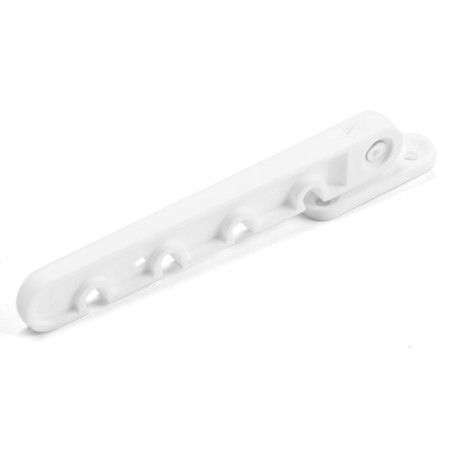 Window limiter for PVC white, zinc-7