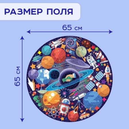 Round Puzzle "Secrets of Cosmos", 1000 parts-3