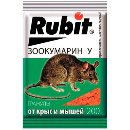 Granules from rodents "Rubit", package, 200 g