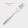 A set of forks of the dining rooms "spikelet", h = 19 cm, 6 pcs, silver color