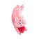 Soft toy cat "I Give Love", 45 cm, pink