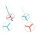 Turntable, launch chickener, set, 2 pcs