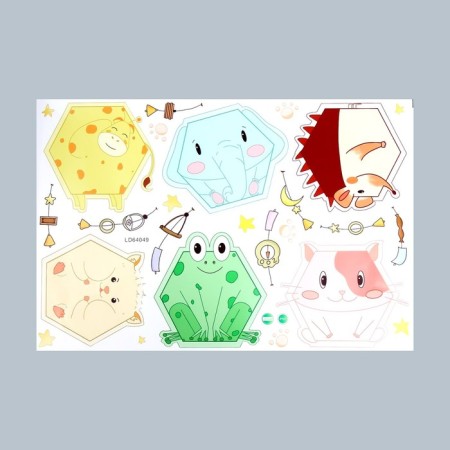 Sticker Plastic Interior Color "Beast-Steam" 40x60 cm-1
